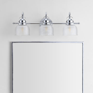 Virginia Metal/Glass LED Vanity Light - JONATHAN Y